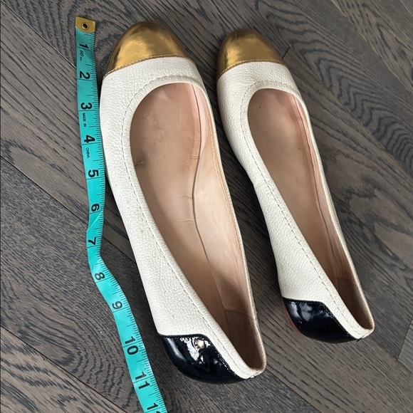 Kate Spade White and Gold Flats - Picture 8 of 13